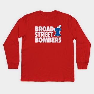 Broad Street Bombers 1 - Red Kids Long Sleeve T-Shirt